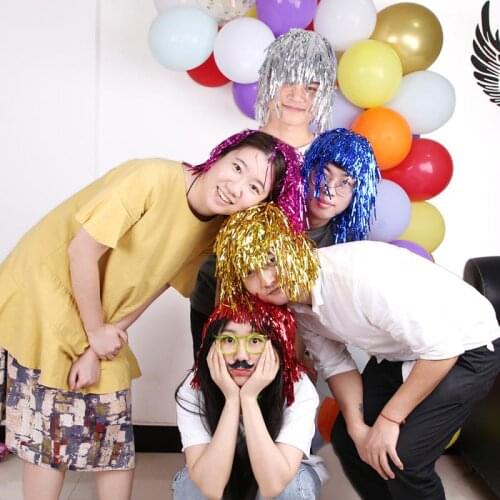 Sequined Rain Tassel Hats Party Atmosphere Decorations Cheer Props Halloween Christmas Carnival Headdress