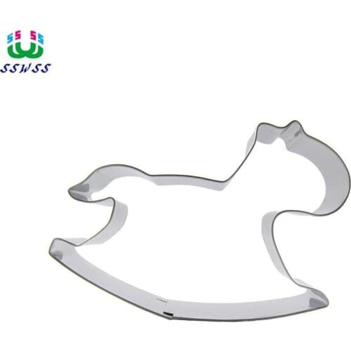Toys Fondant Cake Cookie Biscuit Baking Molds,Large wooden Horse Shape Cake Decorating Fondant Cutters Tools,Direct Selling