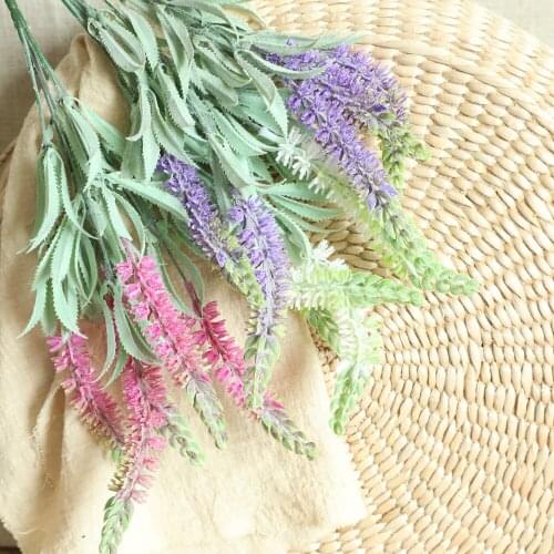 INS Simulation Artificial Flower Sage Wedding Decoration Crafts Silk Bouquet Home Decoration Accessories