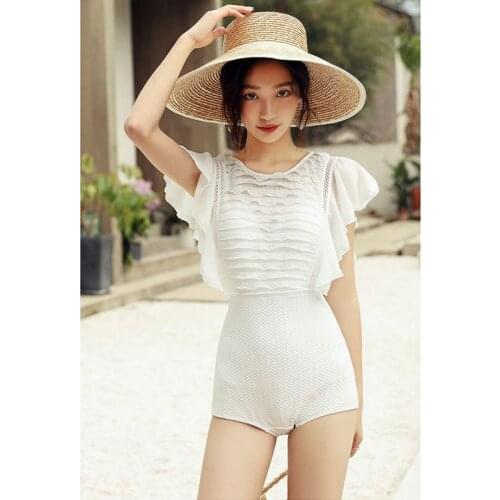 Womens Swim Wear One Piece Swimsuit Female Sport Swimwear May Bathing White Sports Woman Plus Size Swimming Suit Sexy Triangle