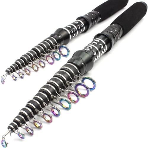 Mini trout rod ultra short carbon fiber fishing rod ultra light carp surfing rotating rod travel rod bass fishing pesca 1.5-3.0m