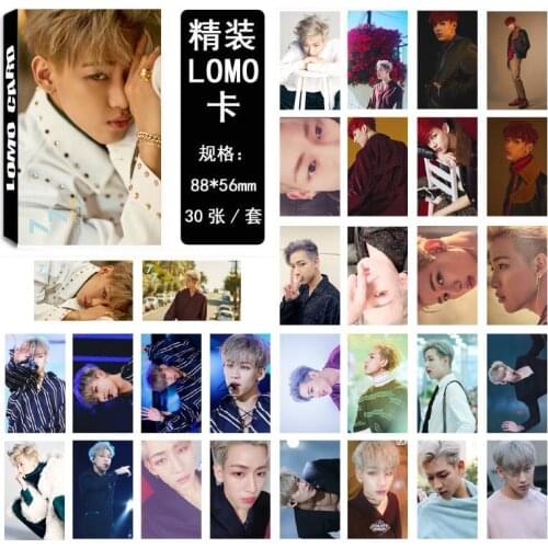 30pcs/set K-pop GOT7 photocard BAMBAM Single 02 Fashion high quality GOT7 Album Photo card stationery set new arrivals
