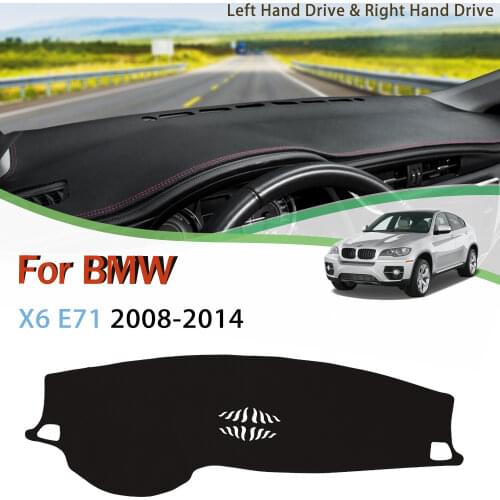 For BMW X6 E71 2008-2014 Anti-Slip Mat Dashboard Cover Pad Sunshade Dashmat Waterproof instrument panel pad Accessories