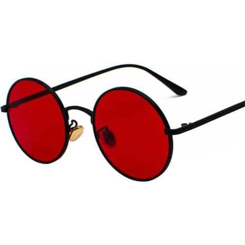 NYWOOH Men Round Sunglasses Women Retro Steampunk Sun Glasses Retro Metal Design Hip Pop Eyewear UV400