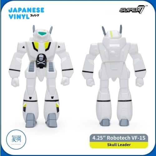Super7 Sofubi Robotech Vf-1S Movies and Tv Collectible Model Action Figure Toy Doll Gift
