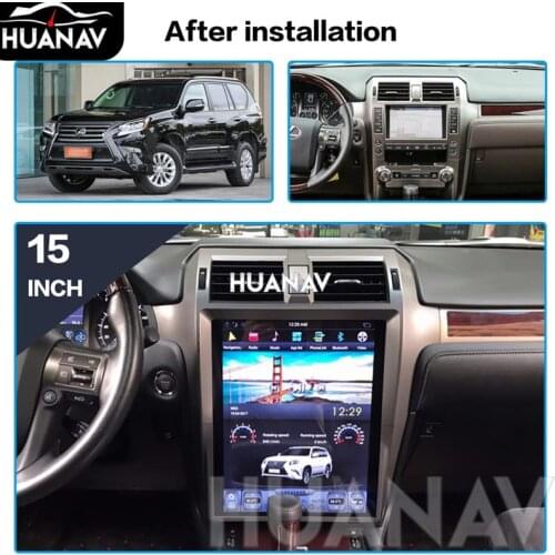 Tesla styel Android 9 Car DVD player GPS Navigation For Lexus GX400 Lexus GX460 2010-2019 Auto Radio multimedia palyer head unit