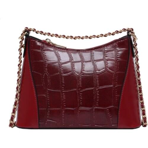 High Quality Pu Leather Women Handbags Women Shoulder Bags Black Coffee Wine Red Ladies Hand bag Female Crossbody Bags for women