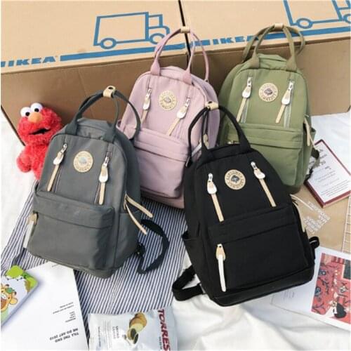 Women Backpack Bag Schoolbag Student Summer Nylon Shoulder Korean Casual Trend Middle School Backpacks Girls Travel package Cute