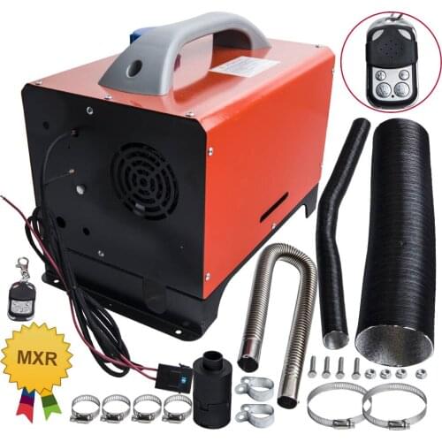 12V 5KW LCD Diesel Air Heater For Lorrys Boat Bus SUV Motorhomem Caravan Red New