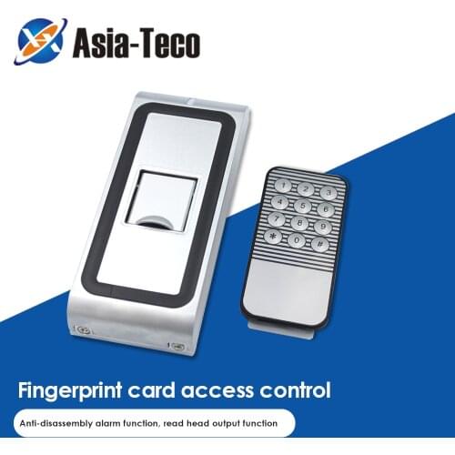 125khz RFID Fingerprint reader Access Controler 500 card 500 finger User Door fingerprint Access Control Reader door controler