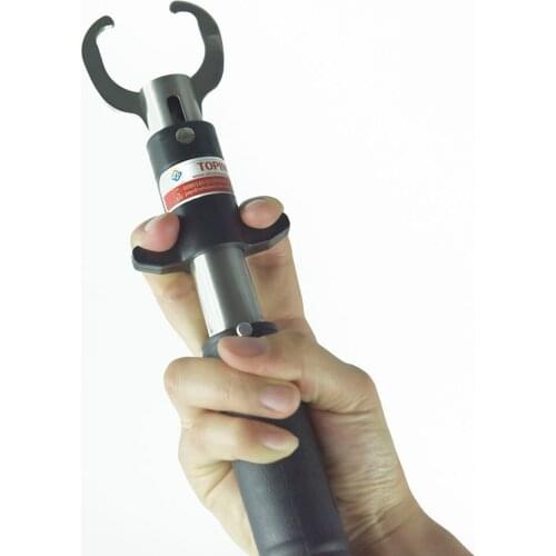 2pcs HSP-603 22kg/55bl Big Fish Gripper with scale and tape