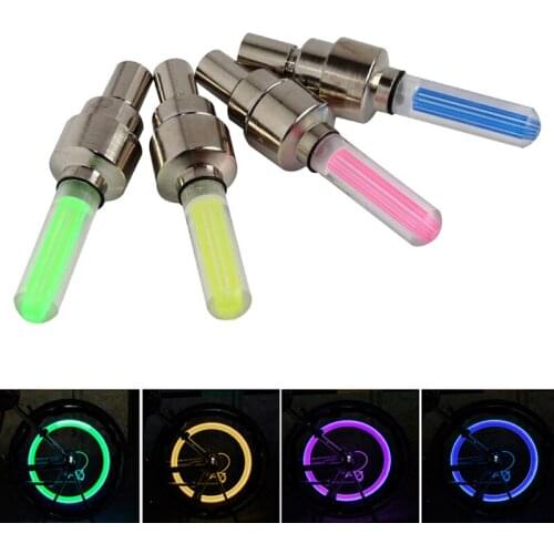 2Pcs Bike Bicycle Car Motorcycle Wheel Tire Lamp Tire Light Cycling Accessories