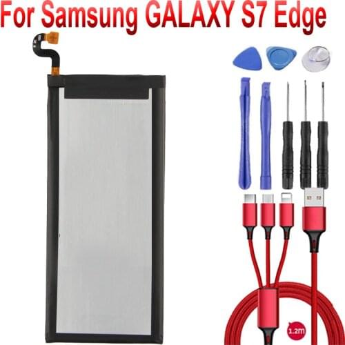 3600mAh EB-BG935ABE Battery For Samsung GALAXY S7 Edge G9350 G935FD G935F Phone Battery +USB cable+toolki