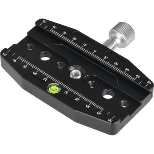 CL-110N Quick Release Clamp with Aluminum Alloy for Quick Release Plate and Tripod or Monopod Compatible with Arca-Swiss