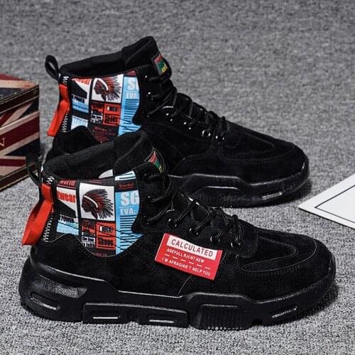 Men shoes Brand breathable shoes sneakers men trainers couple high-top loafers Thick bottom sports tides shoes Running shoes