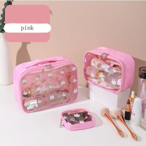 Travel Makeup Bag Women Zipper Make Up Transparent Makeup Organizer Case Necessaries Make Up Wash Toiletry Bags