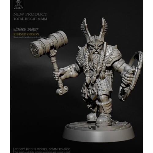 H55mm Resin model kits figure colorless and self-assembled TD-2636