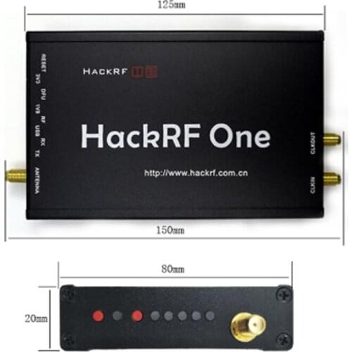 HackRF One RTL 1MHz to 6 GHz 8bit Quadrature RF System Software Defined Radio SDR Communication Experimental Platform