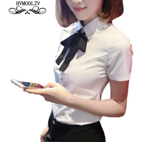 Женские белые рубашки HVMODLZV China At AliExpress