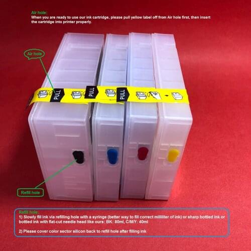 YOTAT Refillable ink cartridge PGI-2400 PGI-2400XL for Canon MAXIFY iB4040 MB5040 MB5340 printer