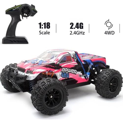 Newest KYAMRC KY-2819A 1:18 RC Car All Terrain 4WD Off-Road Remote Control Crawler Truck 2.4GHz 35KM/H High Speed Racing Vehicle