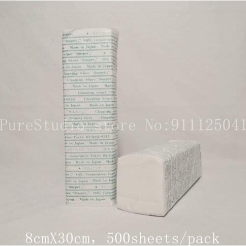 OZU cleaning wiper，DUSPER dust-free wipe K-3，8X30cm long fiber cleaner for Optical lens/Microscope/computer screens/glasses K3