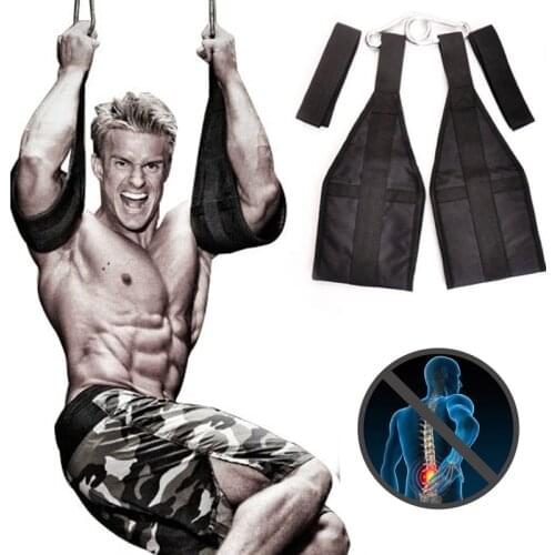 Fitness AB Sling Straps Suspension Rip-Resistant Heavy Duty Pair Pull Up Abdominal Muscles Home Gym Fitness Equipment