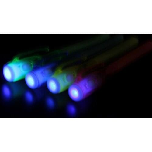 Invisible Ink Pen Built in UV Light Magic Marker Spy Secret Message Tool Set New