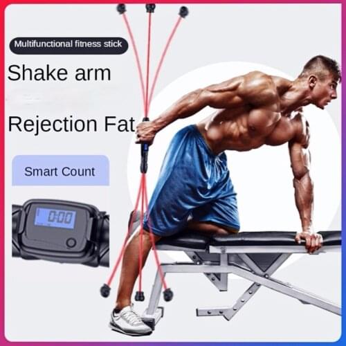 Flexi-bar Fitness Rod Count Sport Resistance Gym Equipment Yoga Exercise Training Elastic flexi bar Tremor Rod At Home Workout