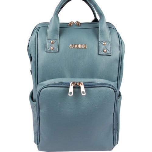 Alone artificial leather Large Capacity Baby care Backpack organizer multi-eyed journey Baby care bag