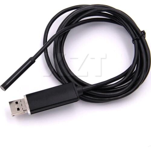 Hot Sale 5.5mm USB Endoscope Lens Red IP67 Waterproof Camera 2 In 1 Endoscope 2m 5m 10m 6 LED Mini Snake Camera for Android