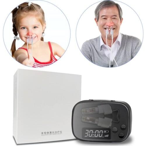 2020 rhinitis therapy device 650nm cold laser therapy physical therapy equipment for allergic rhinitis,sinusitis, nasal polyps