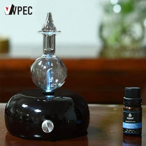 VVPEC N2 Waterless Diffuser Essential Oils Nebulizer Air Aromatherapy Humidifier Electric Wood Glass Home Aroma Humidificador