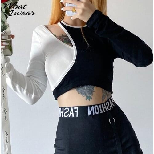 Women hollow out hoodies Casual sweatshirt Korean Style Long Sleeve streetwear Clothing Short Hoodies kpop Hoodies for Women