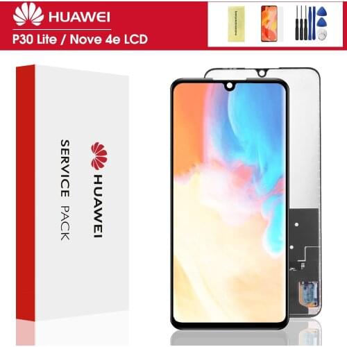 100% New For Huawei P30 Lite LCD Display Touch Screen Digitizer Screen Glass Panel Replacement For Huawei P30 P 30 Lite Display
