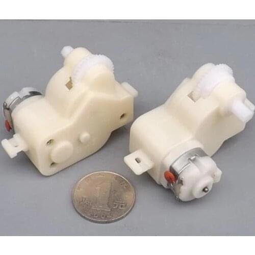 1 Pair 130 Gear Motor DC 6V Micro Gear Motor Speed Reductor for DIY Toy Car Tank Smart Robot Model 100rpm Reduction Ratio 1:72