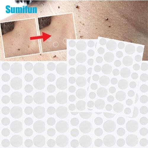 144Pcs Warts Stickers Warts Remover Patch Skin Tag Remover Patches Chinese Medicine Foot Corn Wart Moles Acne Medical Plaster
