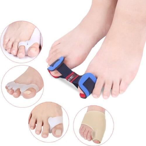 9-piece/a set of Toe Braces Valgus Toe Braces Help Correct Toes Elastic Safety Useful Nail Tools