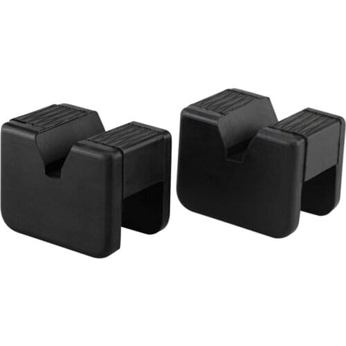 Jack Pad Adapter For Jack Stand 2-3 Ton Universal Rubber Slotted Frame Rail Pinch Welds Protector(2 Pack)