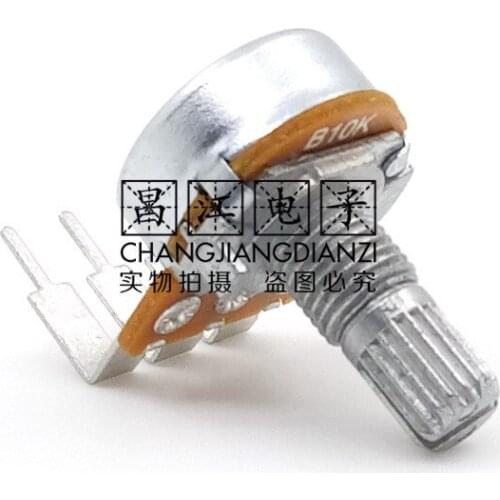 1 Piece B10K Mono B103 Fever Audio Amplifier Volume Potentiometer 15MM Flower Shaft 3 Feet Bent Feet