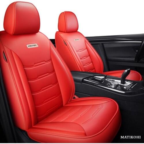 MATIKOHI leather car seat cover For lada 2114 granta xray vesta sw cross kalina kalina accessories covers for vehicle seats