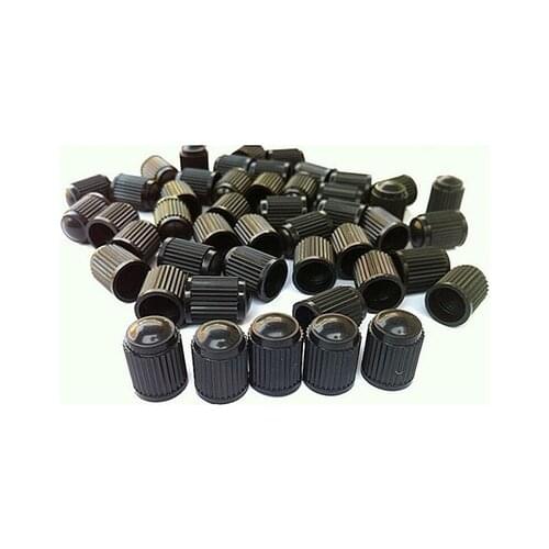20pcs/lot Black Plastic Dust Valve Caps Bike Car Wheel Tyre Air Valve Stem Caps Motorcycle Tyre Air Valve Caps Car Accessories