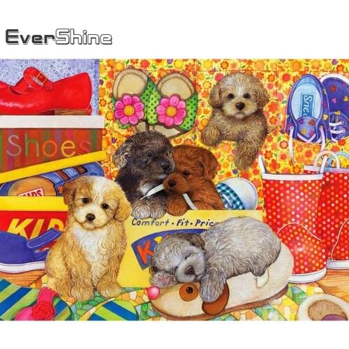 Evershine 5D DIY Diamond Embroidery New Arrival Cat Diamond Painting Animal Rhinestone Art Home Decorations