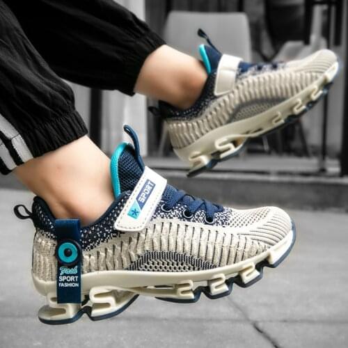 Brand Sneakers Boys Running Shoes Outdoor Hollow Sole Children Shoes Bounce Design Girls Tenis Infantil School Sport Shoes Kids