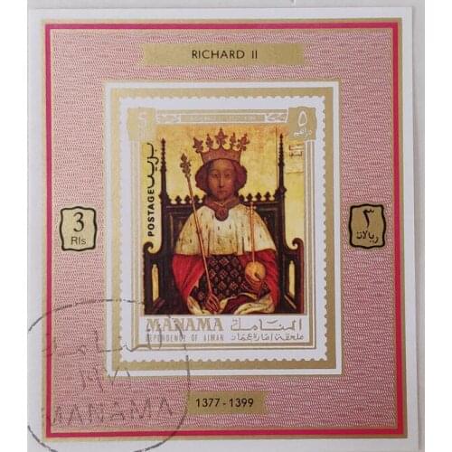 1970 richard souvenir sheet Post Stamps Postage Collection