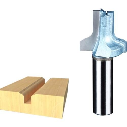 1/2*26.5 Woodworking End Bearing Dual Flute Flush Trim Router Cutter Bit Alloy Steel fit for Electric Router Tideway