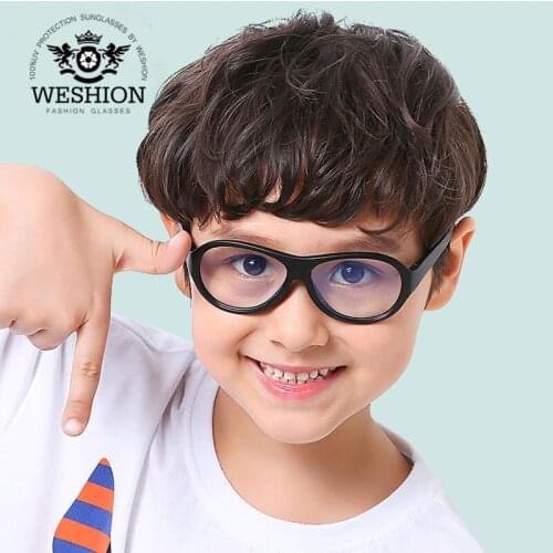 Round Antu Blue Light Kids Glasses 2018 Children Boy Girl Blocking Filter Reduces Digital Eye Strain Computer Eyeglasse UV400