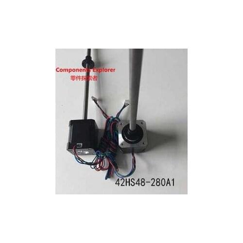 NEMA17 linear stepper motor Lead screw Tr8 pitch 1mm 42HS48-280A1 48mm body bipolar stepper motor