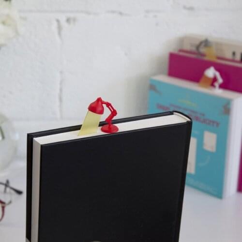 Lovely Cartoon Lamp Bookmark for More Fun Reading 3D Stereo Wacky Bookmarks Kids Gift Kawaii Stationery