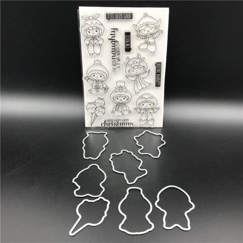 Cartoon Weihnachten Metal Cutting Dies Stencils for DIY Scrapbook/photo Decorative Embossing DIY Paper Cards Making Proje A671